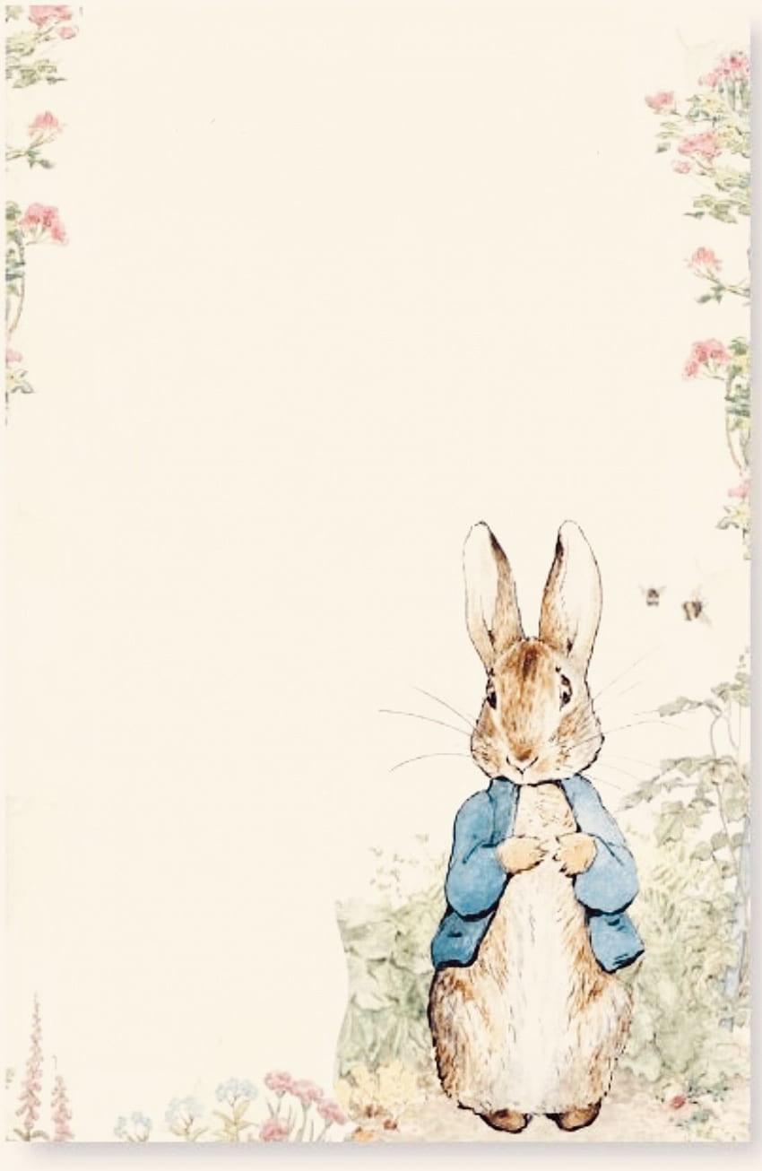 Gracias por venir. Peter Rabbit, ilustraciones de Beatrix Potter, Peter Rabbit y sus amigos. fondo de pantalla del teléfono