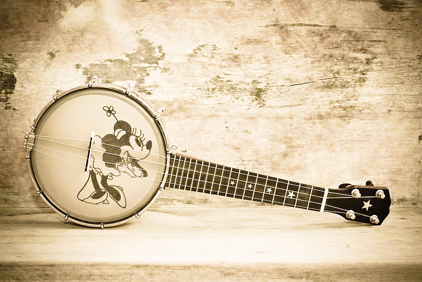 Artistic Banjo Painting stock illustration. Illustration of pattern -  275565095