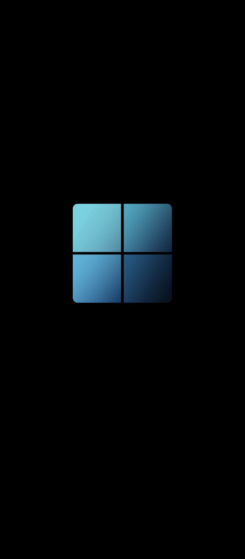 Windows 11, gadget, simetría fondo de pantalla del teléfono