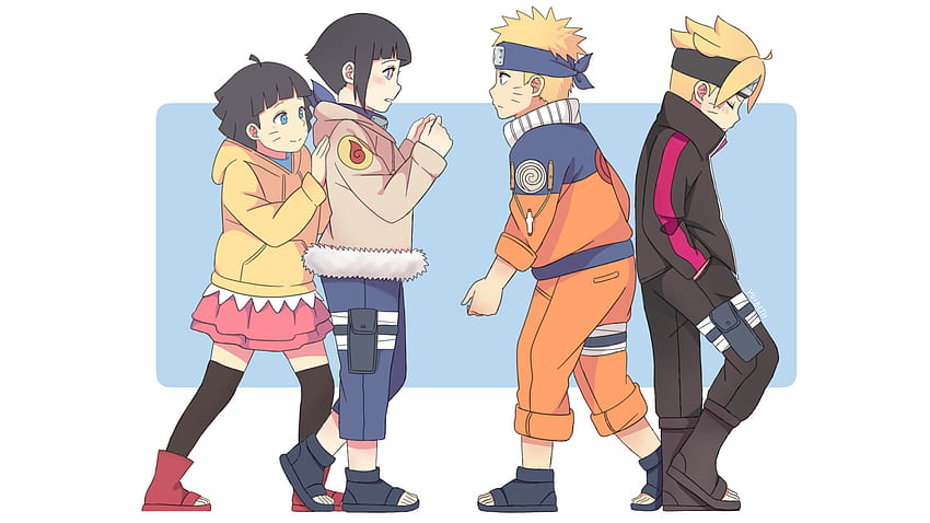 Himawari, Hinata, Naruto y Boruto, Kid Hinata fondo de pantalla
