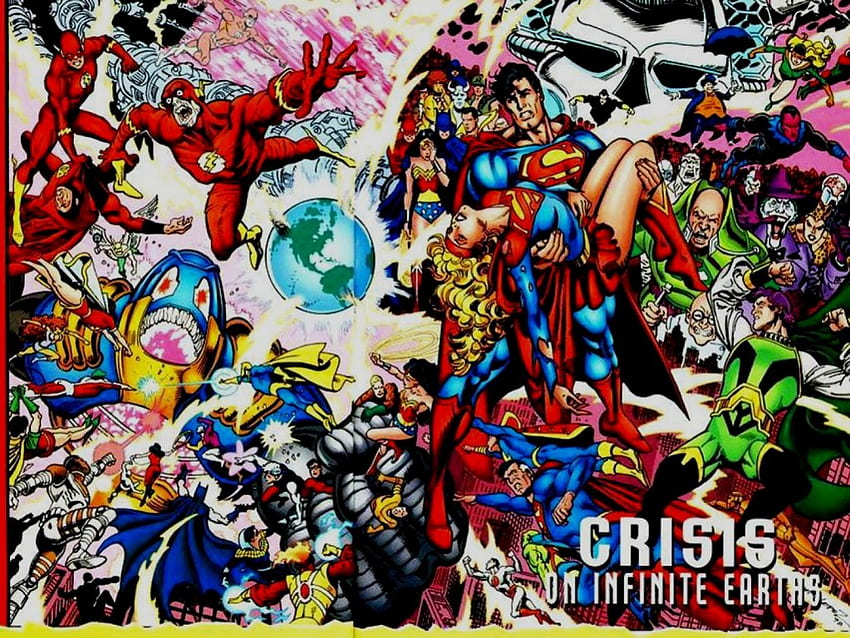 Crisis On Infinite Earths, DC Comics, Villains, Superheroes, Comics HD wallpaper