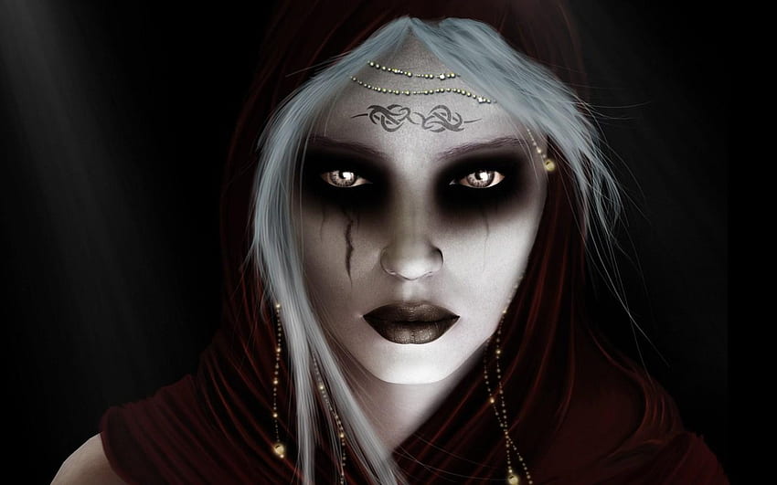 Anime Female Scary, Scary Girl HD wallpaper