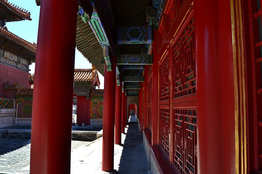 Forbidden Palace Architecture, architecture, city, beijing, forbidden, forbidden city, china, ancient HD wallpaper