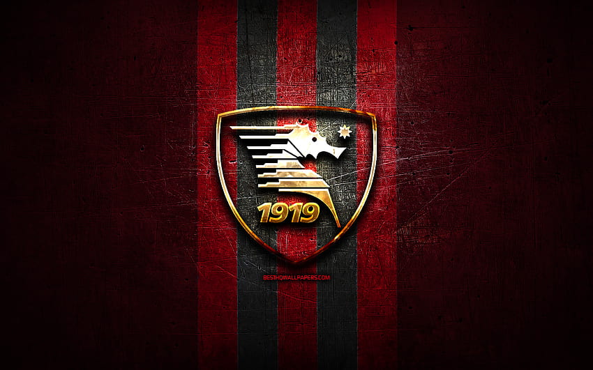 U.S. Salernitana 1919, soccer, club, logo, italian, football, emblem, sport, crest fondo de pantalla