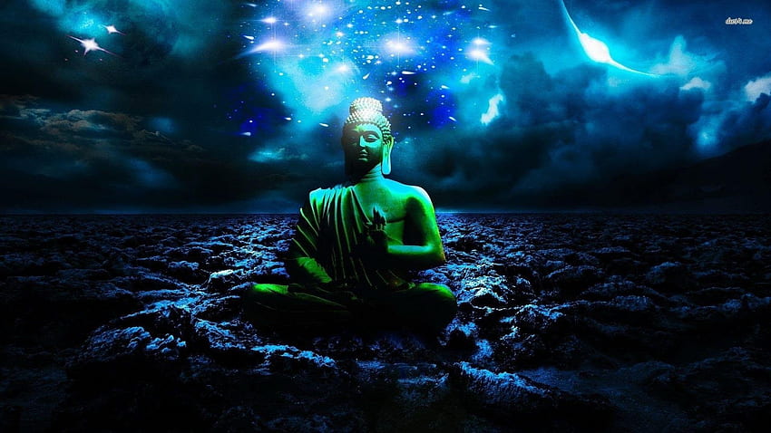 Buddha, blauer Buddha HD-Hintergrundbild