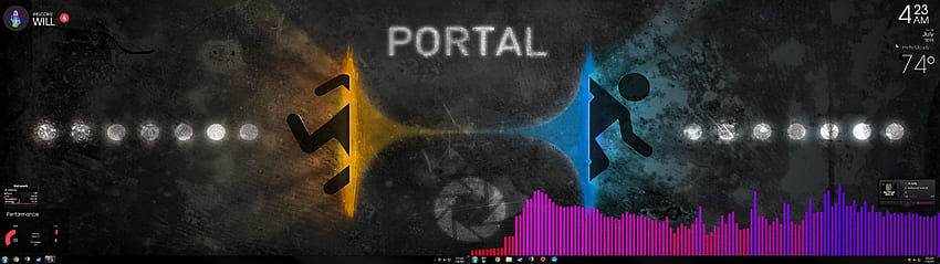 Portal Monitor Ganda, Layar Ganda 5120X1440 Wallpaper HD