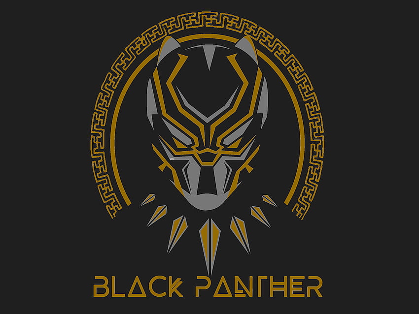 Czarna Pantera Png, Złota Czarna Pantera Tapeta HD