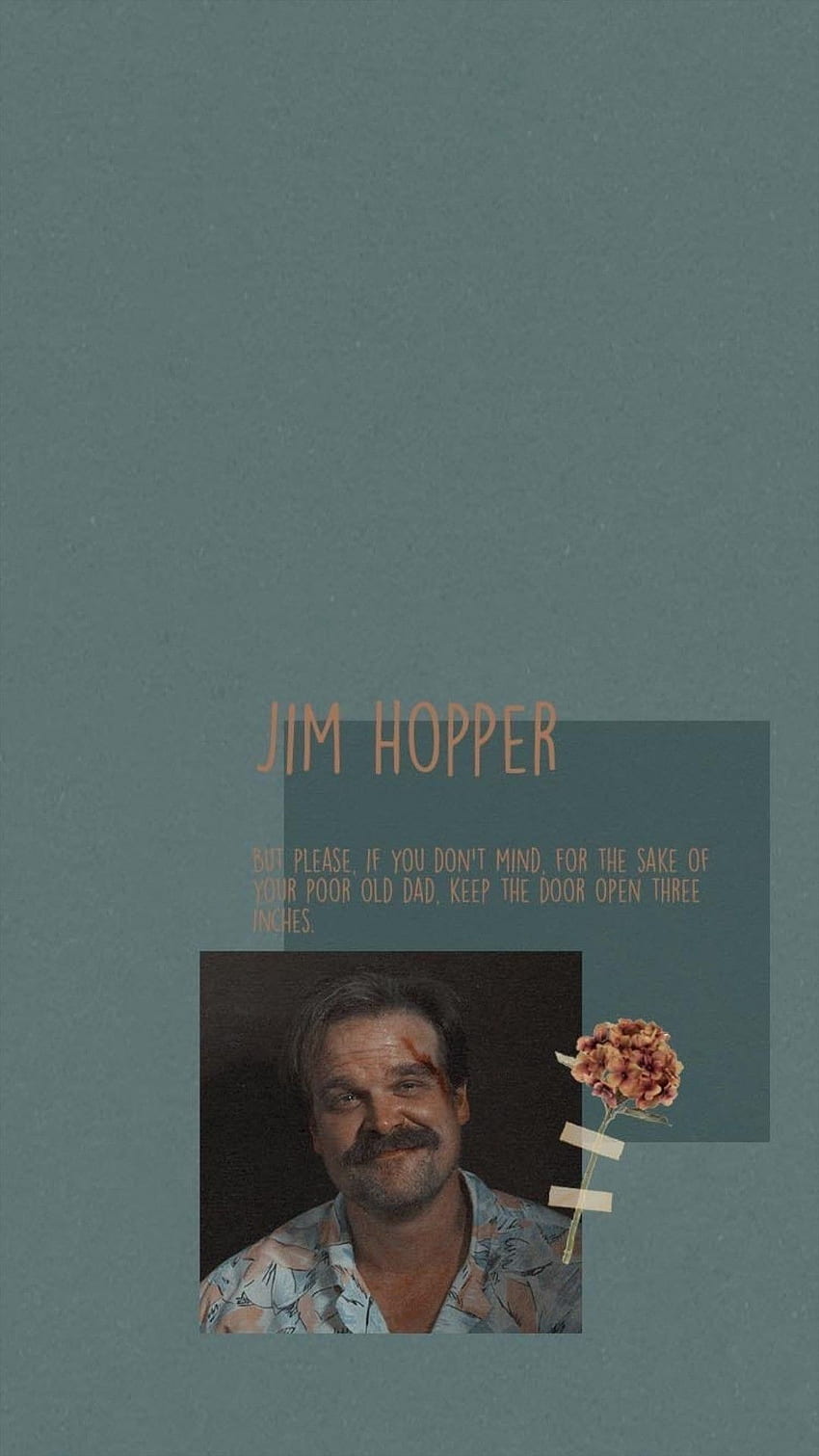 Jim Hopper . Stranger things quote, Hopper stranger things, Stranger things HD phone wallpaper