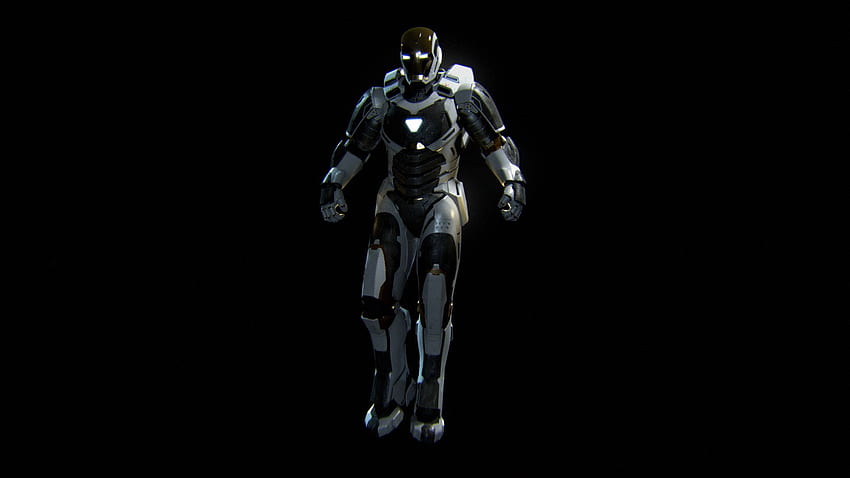 Iron Man Black Background, Iron Man Black and White HD wallpaper | Pxfuel