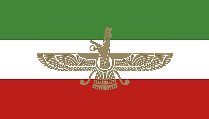 flaga Iranu perski i tło Tapeta HD