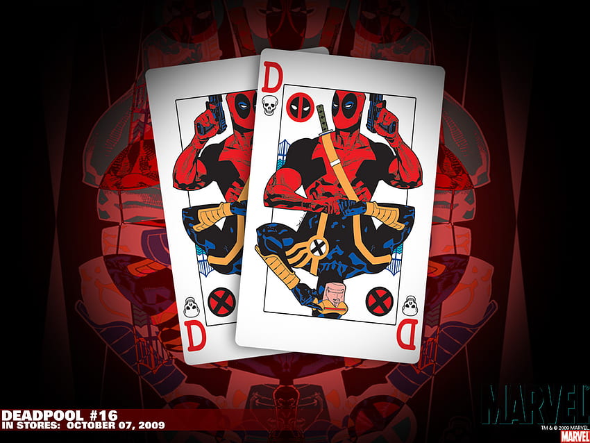 Deadpool & Cyclops, scott summers, cartas de baraja, cíclope, deadpool, marvel, wade wilson fondo de pantalla