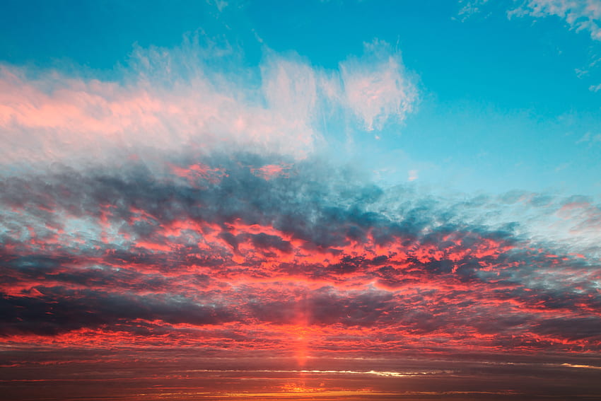 Nature, Sky, Twilight, Clouds, Horizon, Dusk HD wallpaper