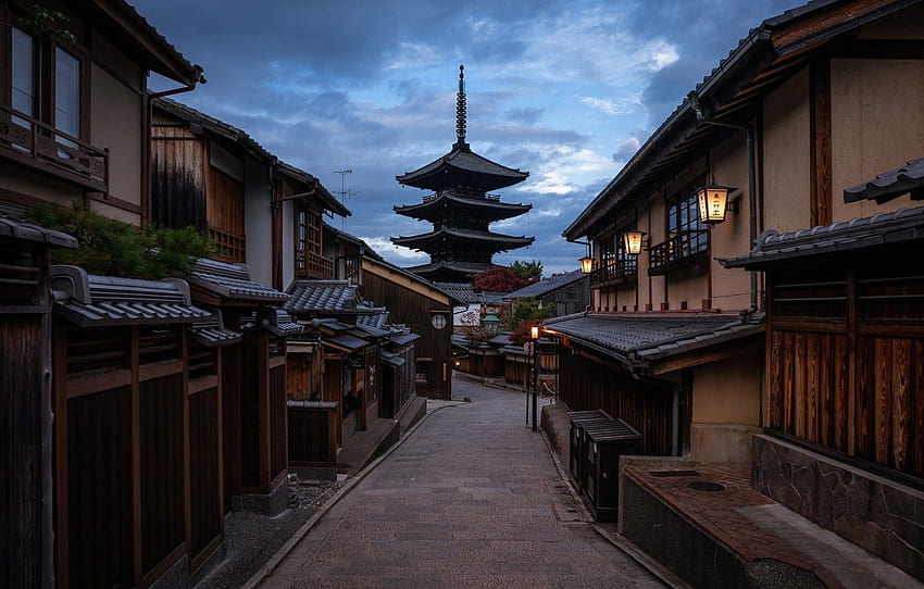 Japan, temple, pagoda, Kyoto, Honshu for , section город, Japan Pagoda HD wallpaper