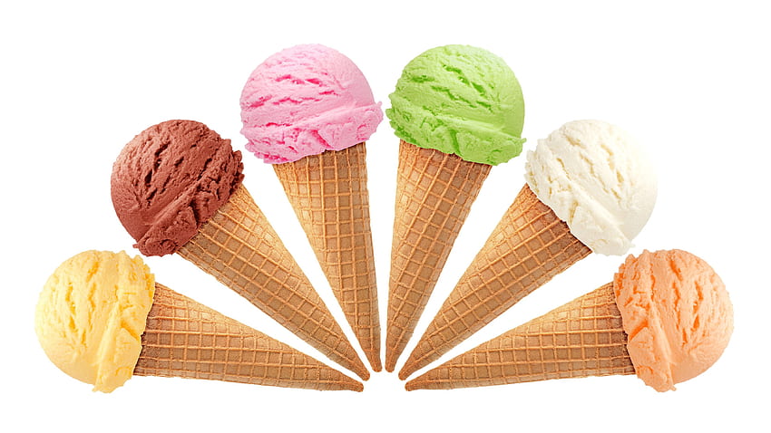 Ice creams, colorful, summer dessert U HD wallpaper