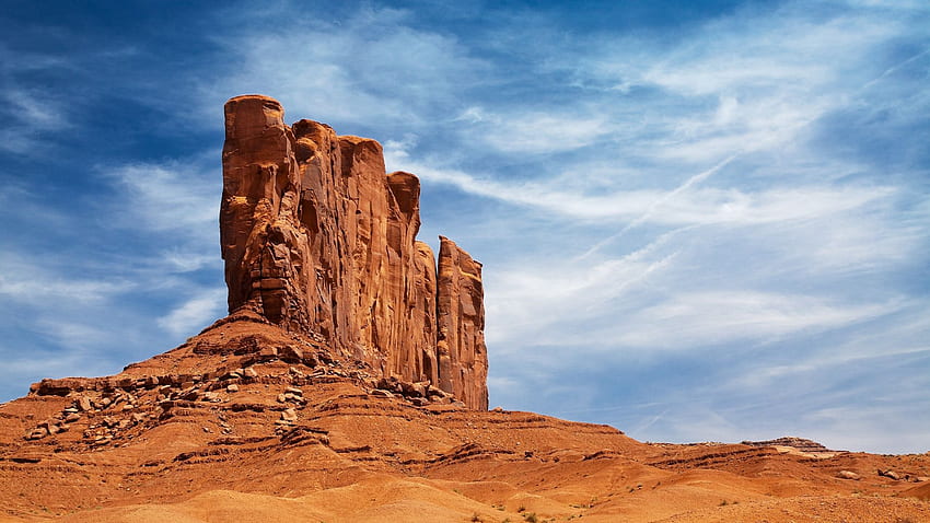 desert, canyon, height, sky Full, Texas Desert HD wallpaper