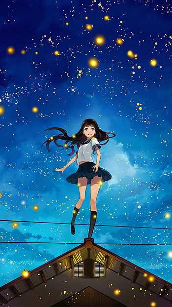 Illustration Blonde Night Anime Girls Space Sky Halloween Pumpkin Stars Touhou