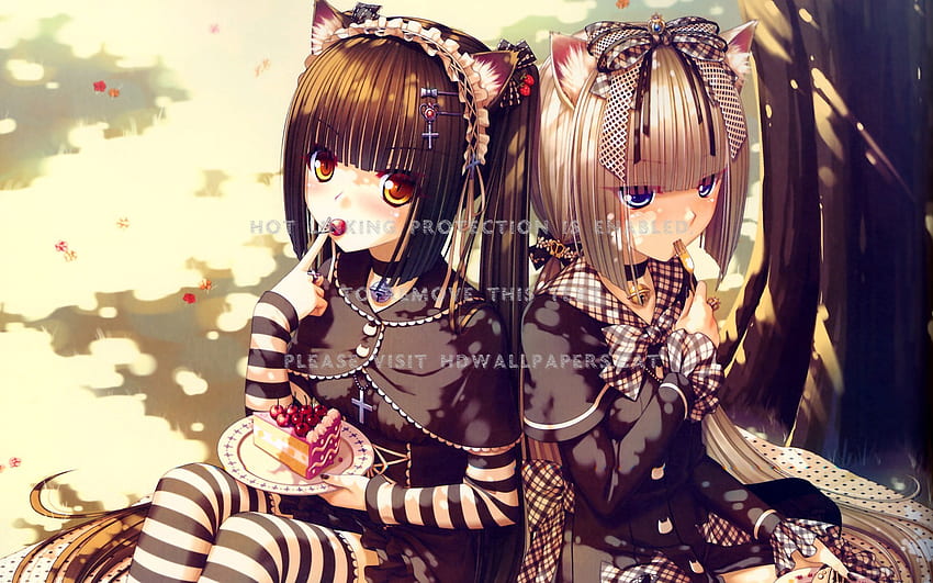 picnic gothic girl anime lolita cute, Cute Anime Girls Gothic HD wallpaper
