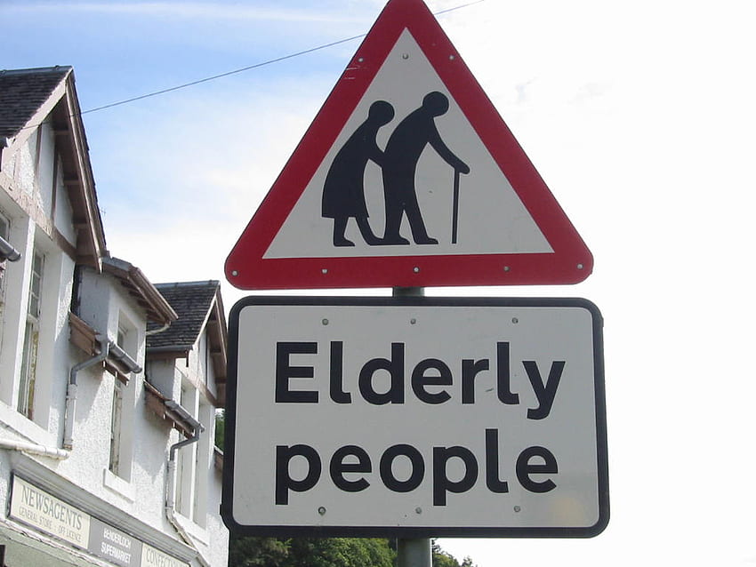 高齢者に注意 - 老齢、老齢 高画質の壁紙