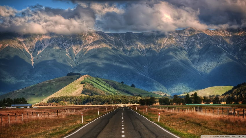 Road In New Zealand ❤ untuk Ultra TV, New Zealand Landscape Wallpaper HD