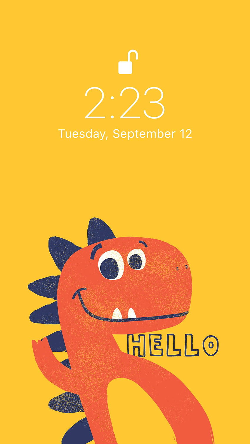 iPhone Cute Dino , Google Dinosaur HD phone wallpaper
