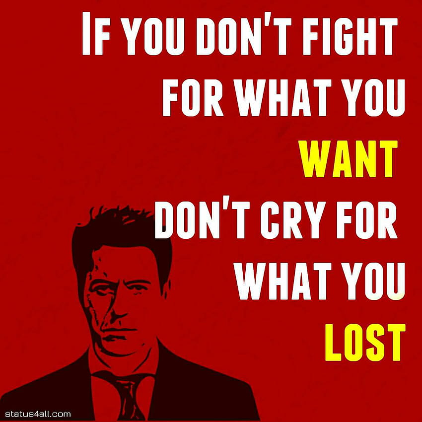 Top 25 Tony Stark Best Quotes Avengrs Quotes Status4all HD phone wallpaper