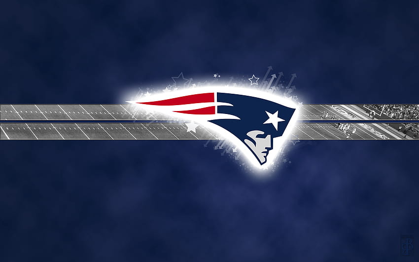 Logo piłkarskie New England Patriots, NFL Patriots Tapeta HD