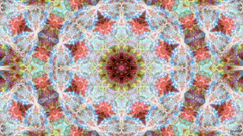 Abstrakt - MÃ¶nster Artistisk Manipulation Digital Abstrakt Mandala Space Galax Bakgrund HD wallpaper