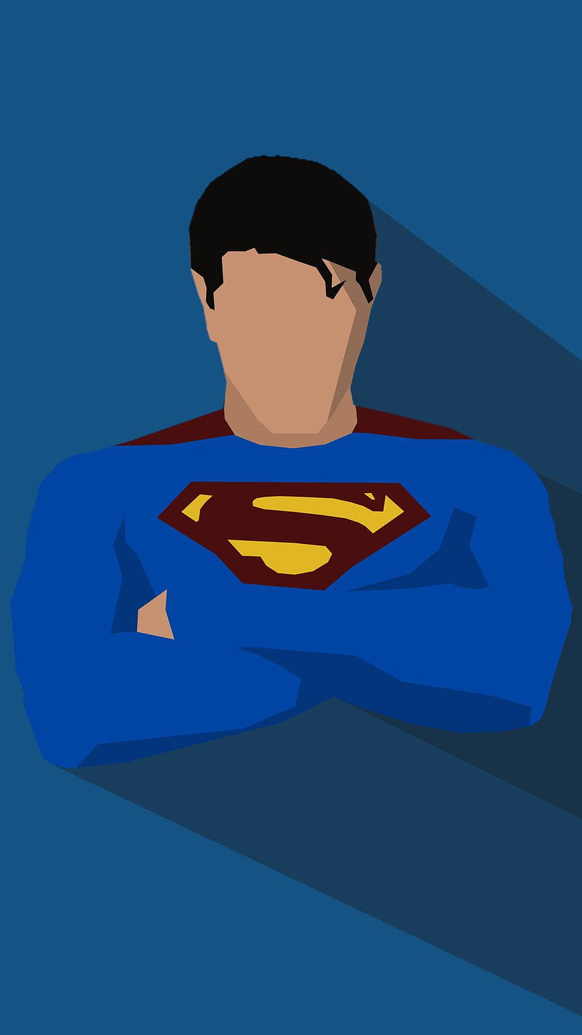 Kreskówka Superman na iPhone'a,, Superman X Tapeta na telefon HD