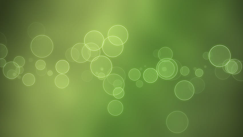 Bolle luminose su verde chiaro Lo stile è così pulito e semplice che sembra buono su qualsiasi computer creativo. Speranza Chiesa mennonita Sfondo HD