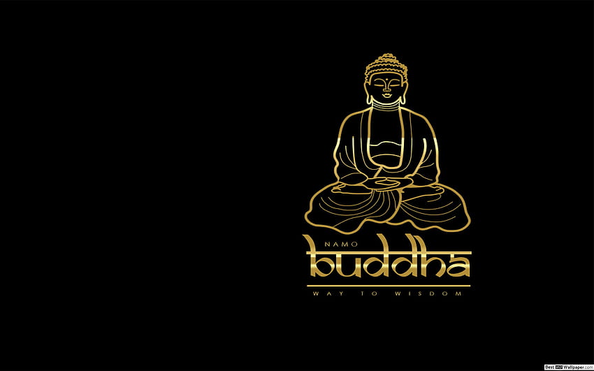 Lord buddha alta resolução, budista minimalista papel de parede HD