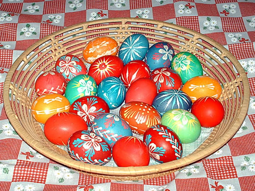 Великденски яйца, яйце, обичай, графика, цветове, цветове, традиция, яйца, пролет, храна, традиционно, традиции, българия, великден HD тапет