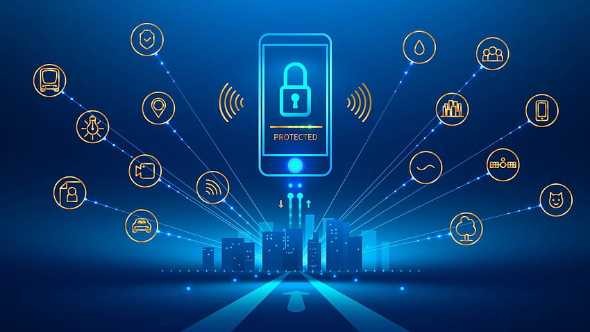Tipos de ameaças de segurança à IoT, espionagem cibernética papel de parede HD