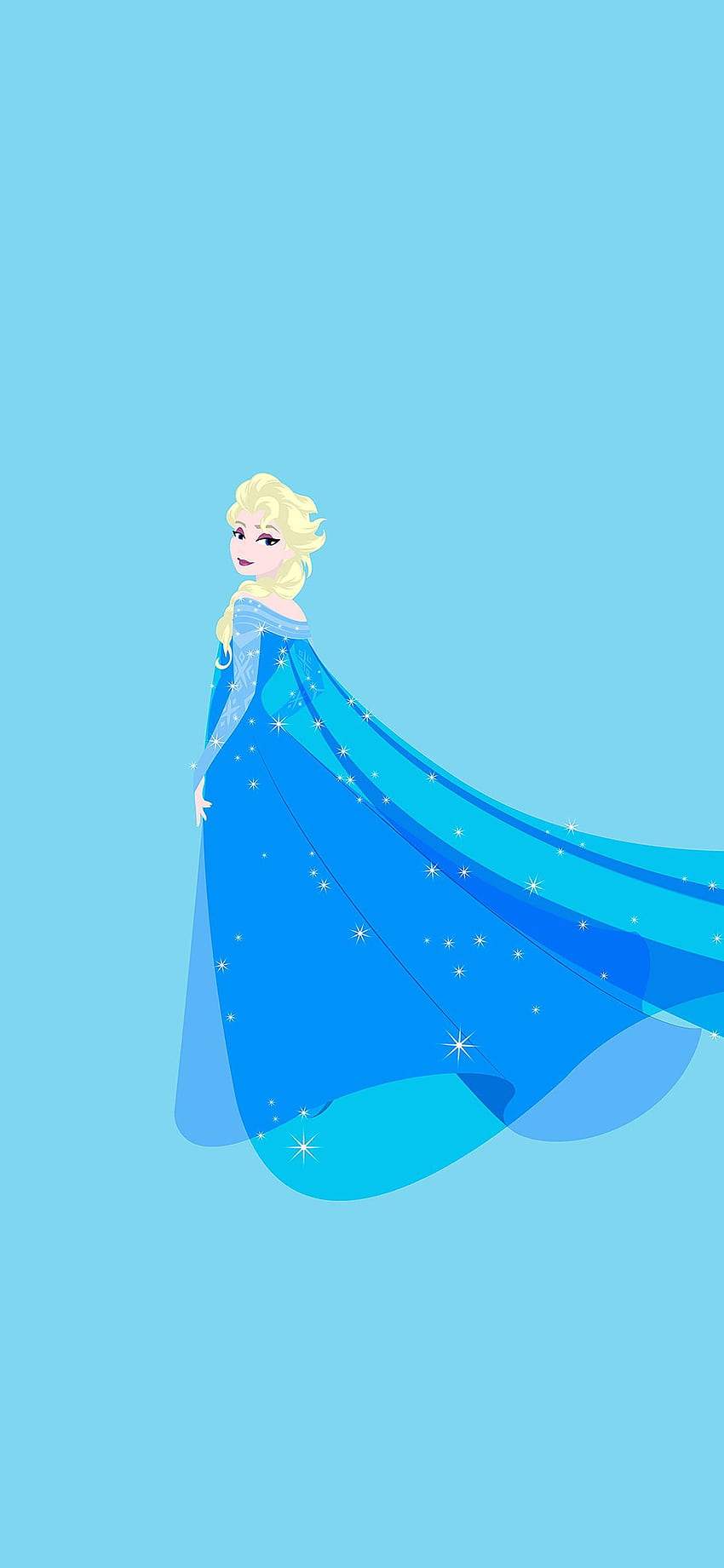 Frozen Elsa Illust Fanart Disney, Elsa X HD phone wallpaper