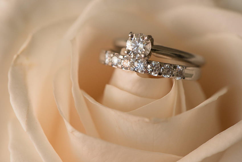 Wedding Ring, Engagement Ring HD wallpaper