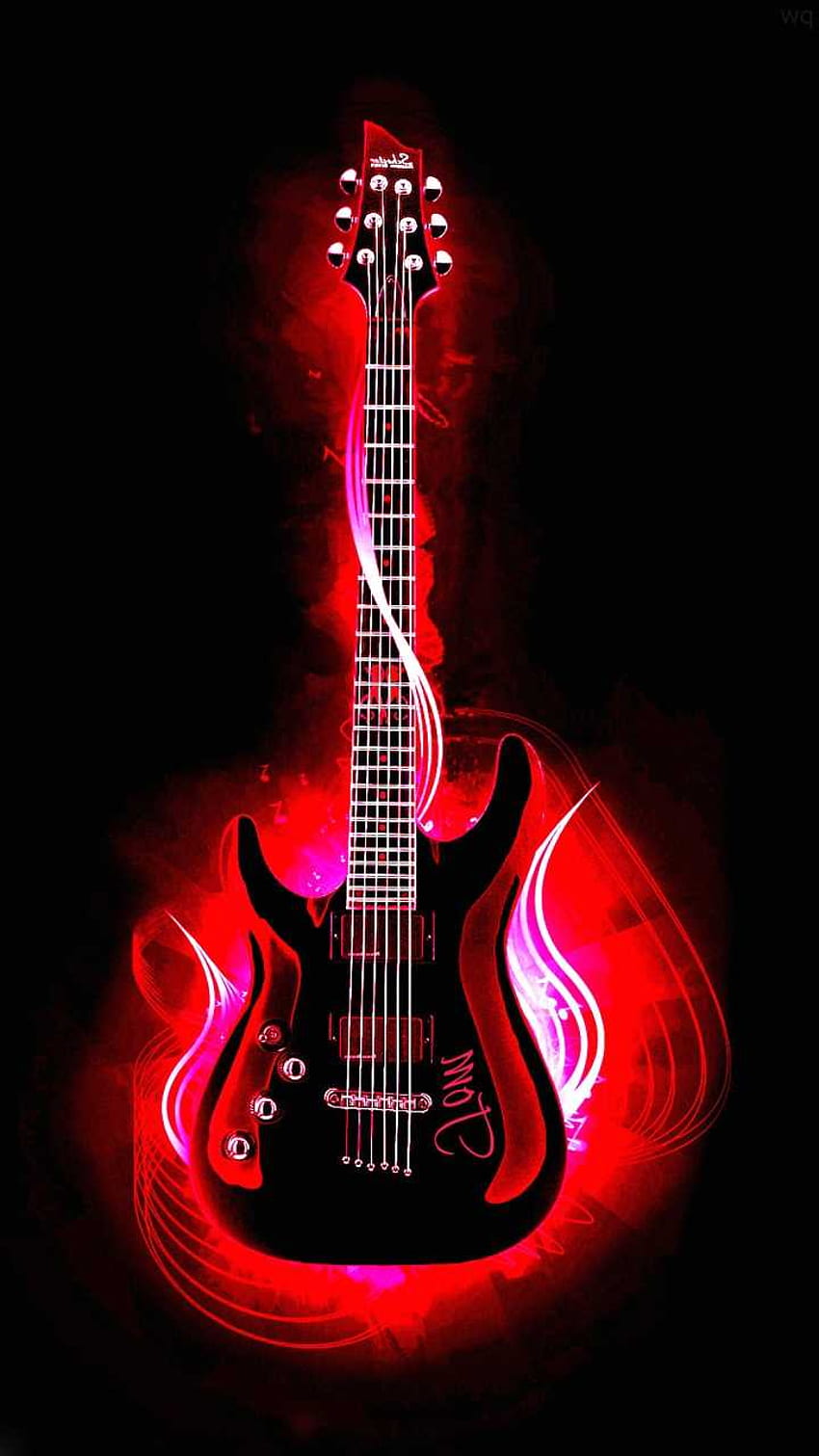 Bassgitarre - Fantastisches, cooles Gitarrentelefon HD-Handy-Hintergrundbild