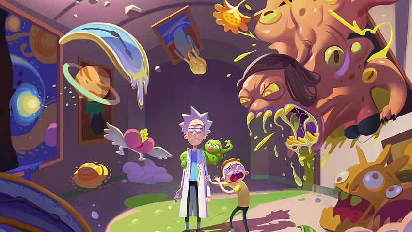 Rick And Morty With High Resolution Rick Y Morty Tip HD wallpaper