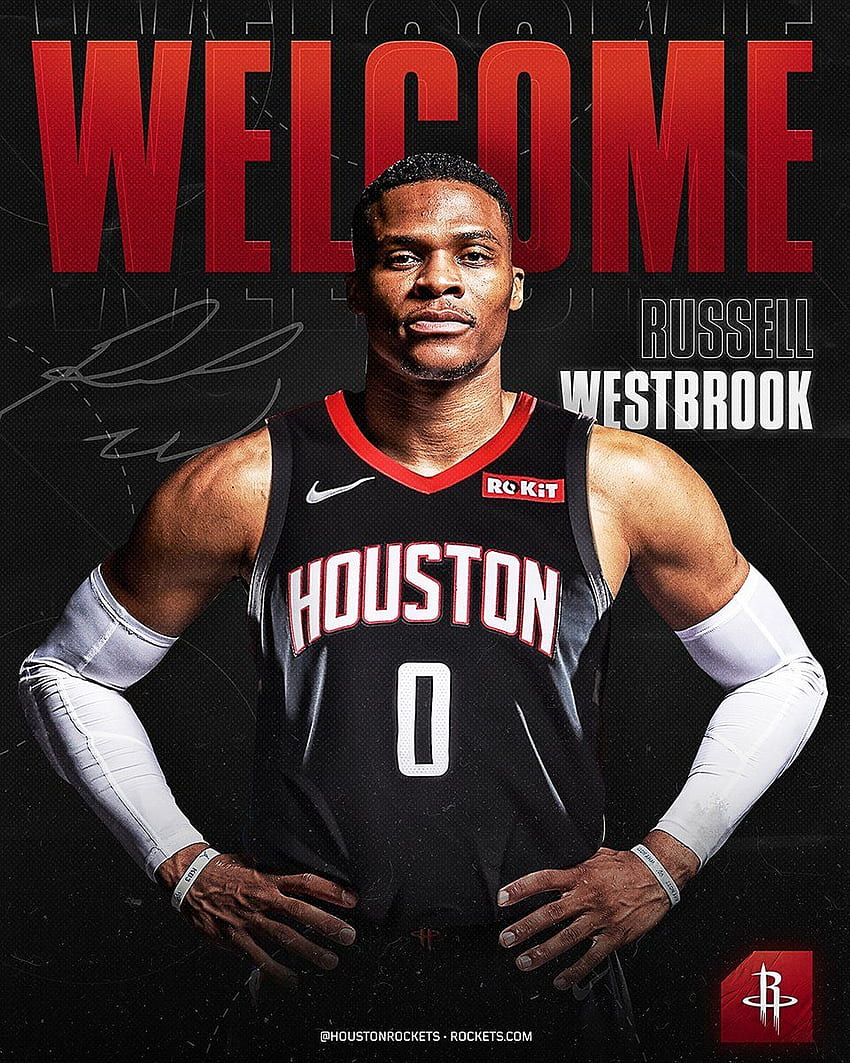 Russell Westbrook Houston Rockets Tapeta na telefon HD