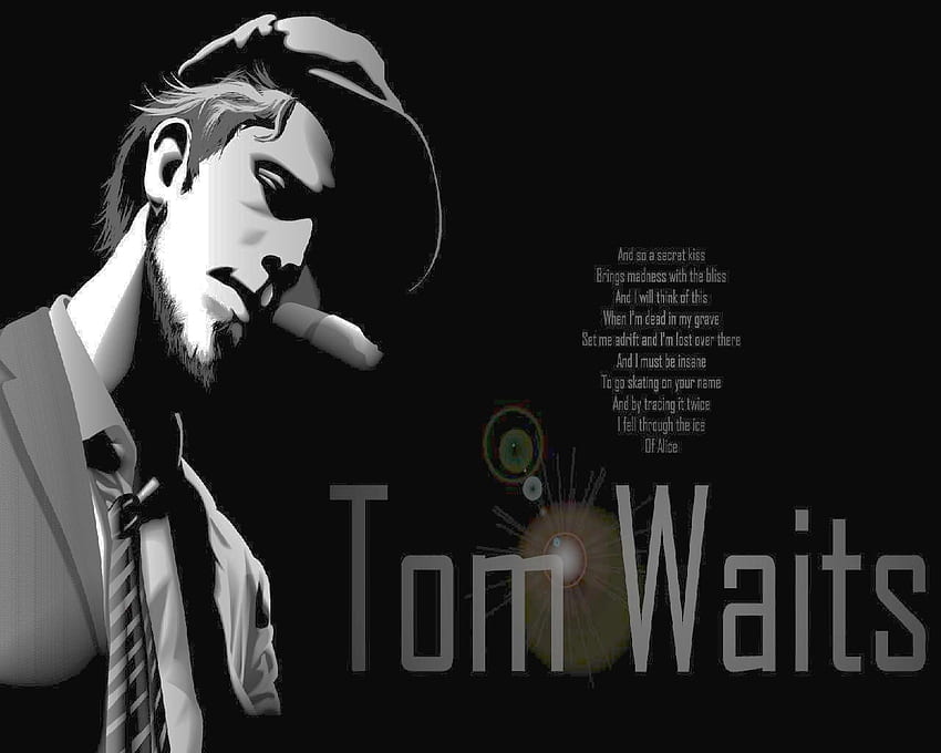 Tom Waits, actor, cantante, voz áspera, compositor fondo de pantalla