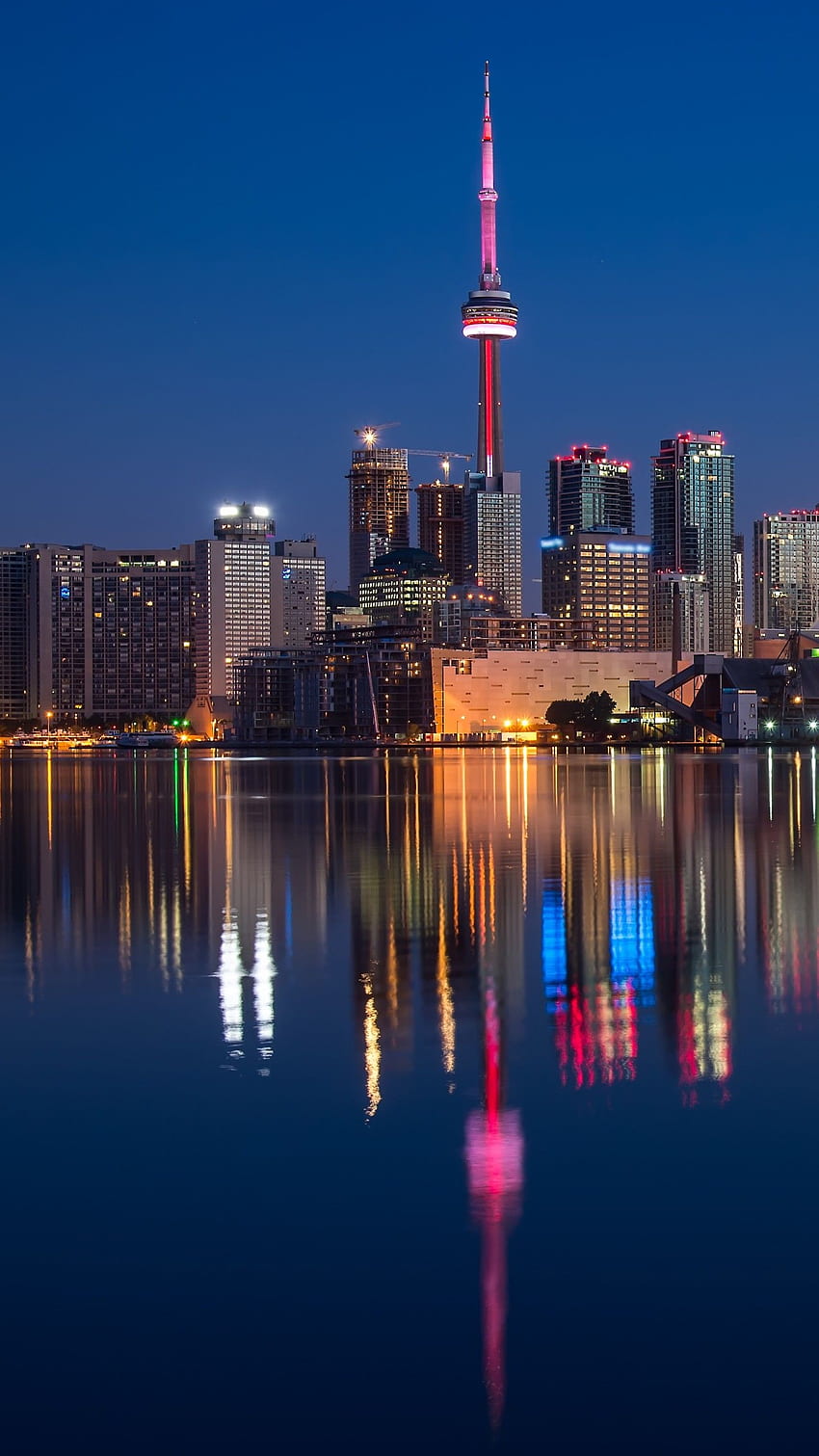 Toronto, Skyline, Cityscape, Skyscrapers, Downtown HD phone wallpaper