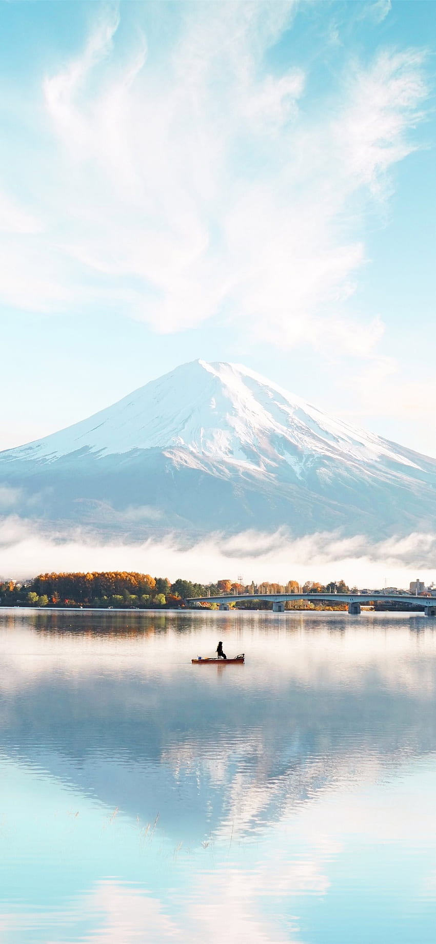 Mont Fuji iPhone , Mont Fuji Anime Fond d'écran de téléphone HD