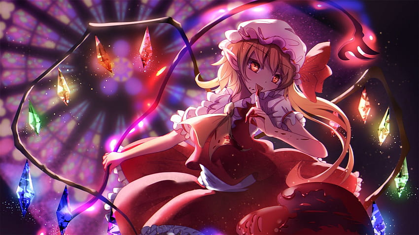 Flandre Scarlet - Touhou - Anime Board HD-Hintergrundbild