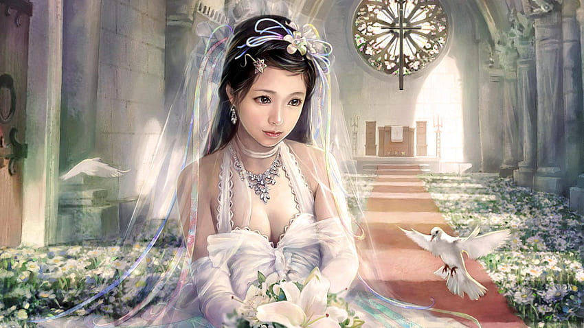 Strona 2 Wedding na ekran twojego lub mobilnego, Anime Wedding Tapeta HD