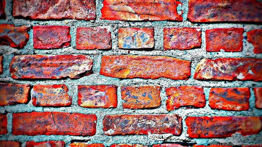Red Brick Background HD wallpaper