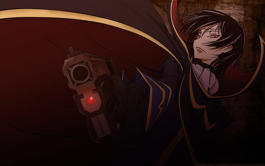 Download Lelouch Lamperouge In Black Wallpaper