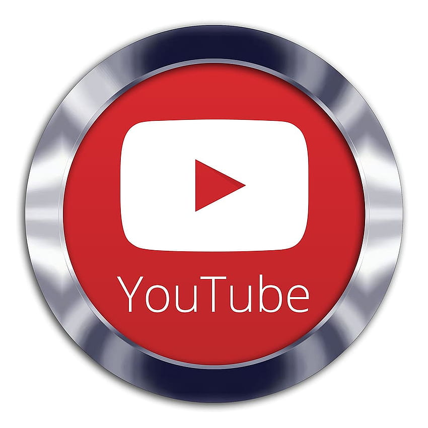 : YouTube play button logo, you tube, social media, icon, internet HD phone wallpaper