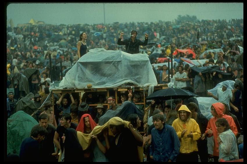 Woodstock 1969 Crowd - 50 Best Crowd of Woodstock 69, Woodstock ...