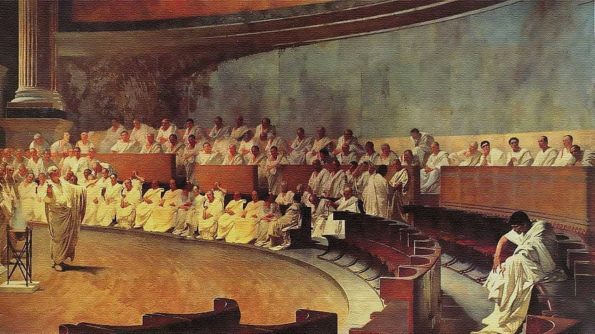 Antigua Roma, Senado Romano fondo de pantalla
