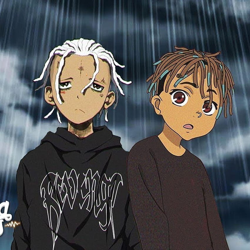 Can anyone make this into a for me or link me to someone, Juice Wrld Anime HD phone wallpaper