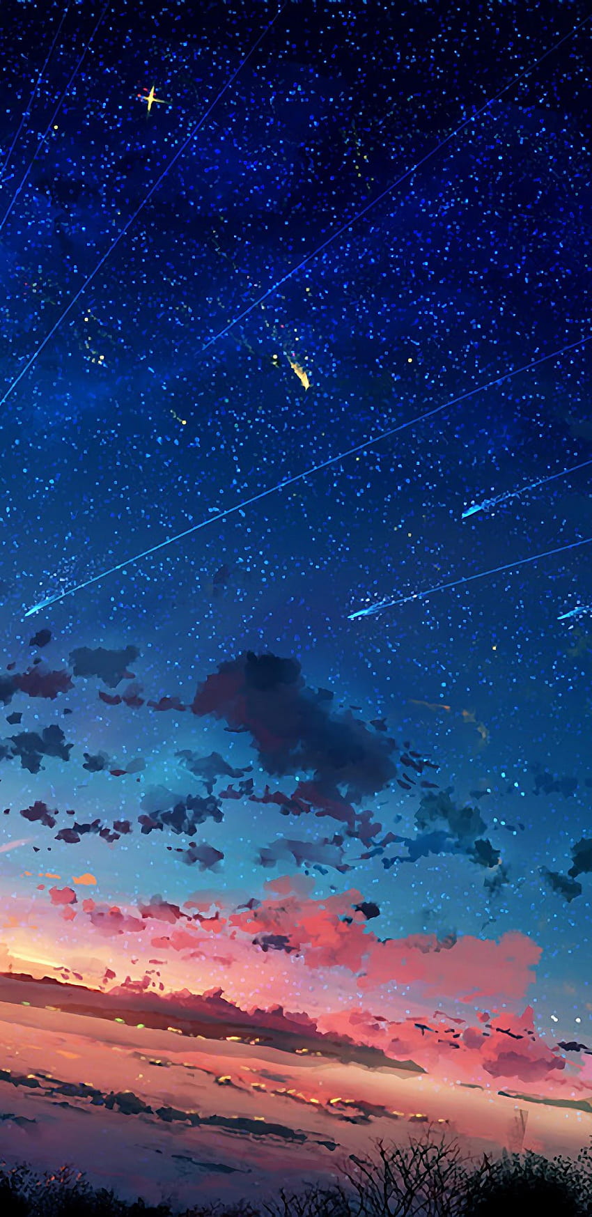 Beautiful Anime Landscape Sunset Scenery Digital Stock Illustration  2260828259 | Shutterstock
