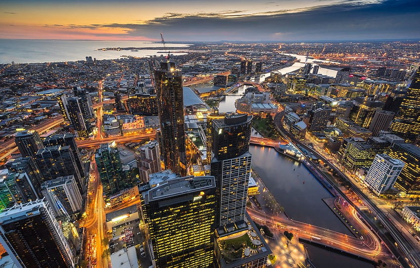 Melbourne, Australia, Eureka Tower para , sección город fondo de pantalla